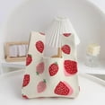 thumbnail image 6 of Women's Knit Tote Bag Fashion Lady Knitted Handbag for Vacation Travel Party beige, 6 of 8