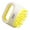 Yellow, variant on Visland Ergonomic Design Massage Brush Handheld ABS Quick Foaming Scalp Comb for Bathroom