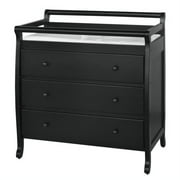 DaVinci Emily Pine Wood 3-Drawer Changing Table in Ebony