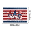 thumbnail image 3 of Floor Mat, Patio Rug, with Classic USA Flag Patriotic Pattern and Wear Resistant Fabric, for Courtyard Layout, Porch Ornament, Outdoor Garden 250th Anniversary, 3 of 6