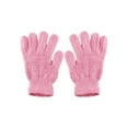 thumbnail image 3 of Men's Women's Warm Winter Fuzzy Cozy Gloves, Light Pink, 3 of 3