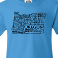 thumbnail image 4 of Inktastic Oregon Word Salad- State Outline Youth T-Shirt, 4 of 5