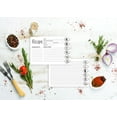 thumbnail image 4 of Inkdotpot 4x6 Inch Recipe Cards (Set of 50) , Thick Double Sided Premium Card Stock- Modern Style White Recipe Notecards for Weddings- Bridal- Baby Shower - Spices Theme, 4 of 6