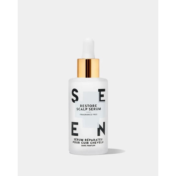 SEEN Restore Scalp Serum, Fragrance-Free - Clinically Proven, Dermatologist-Developed Hydrating Serum, Promotes Healthy Scalp, Safe for Sensitive & Eczema-Prone Skin - 2 fl oz