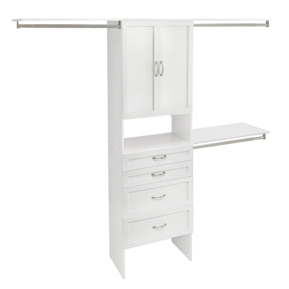 Closetmaid Ss25-Cos2d4dr Suitesymphony 7 To 10 Foot Wide Closet System Organizer Kit -