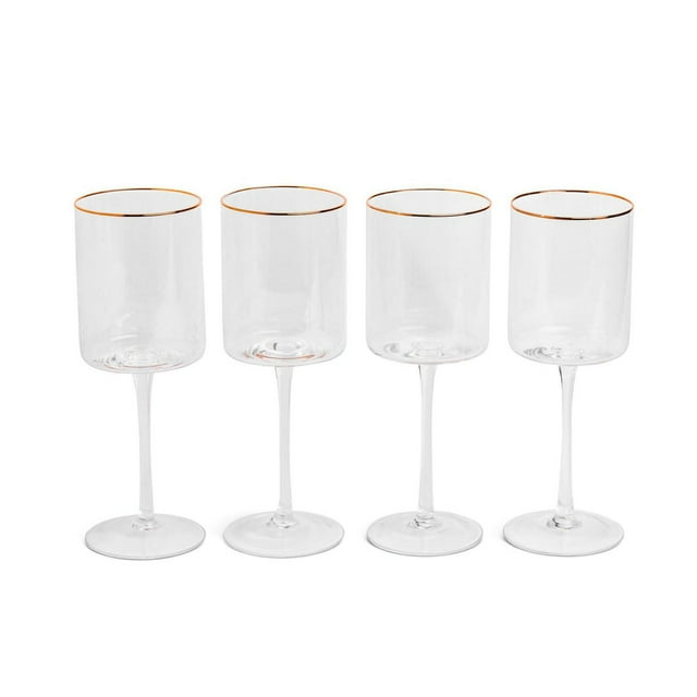 Verres à vin de table et thym, 15 oz, ensemble de 4 pièces
