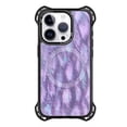 thumbnail image 1 of Funda Uso Rudo Ultra Bounce Concha Nácar Para Iphone 14 plus/15 plus Concha Color morada Magsafe MR. GADGETS, 1 of 7