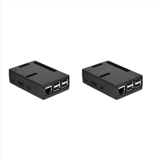 2X por 3 Modelo B Caja, Caja Protectora para 3 Caja, 3 Modelo B NO Incluido (Negro)