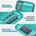 thumbnail image 3 of Estuche Switch Lite - innoAura 15 en 1 Paquete de accesorios Switch Lite con estuche de transporte Switch Lite Estuche para juegos Switch Protector de pantalla Switch Lite Soporte para interruptor Emp, 3 of 5