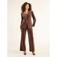 thumbnail image 4 of Sofia Jeans Women's and Women's Plus Velvet Trousers, Sizes 0-26W, 4 of 4