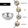 thumbnail image 5 of NUOLUX Stainless Steel Bowls Small Bowl Rice Bowl Cream Small Ice Kids
Bowls Cereal Double Walled Metal Ramen Noodle, 5 of 6