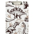 thumbnail image 2 of FMSHPON Dinosaurs Clipboard Hardboard Wood Nursing Clip Board and Pull for Standard A4 Letter 13x9 inches, 2 of 7