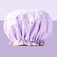 thumbnail image 4 of Capuchon de Douche Étanche Extra Grand Réglable Réutilisable Femmes Capuchon de Douche pour Femmes Filles Toutes Longueurs de Cheveux Rose, 4 of 6