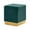 Green and Gold, variant on Pemberly Row Modern / Contemporary Velvet Ottoman/Stool in Green