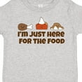 thumbnail image 4 of Inktastic I'm Just Here for the Food Boys or Girls Toddler T-Shirt, 4 of 5