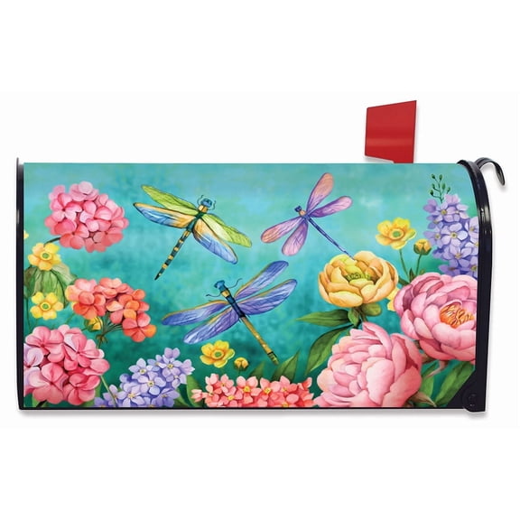 Briarwood Lane Dragonfly Garden Spring Mailbox Cover