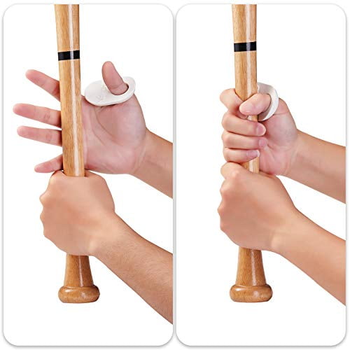 Youth Size, White VanCho Batting Grip Aid Batting Thumb Guard Protector for Baseball Batters Training Aid Youth Size, White VanCho Batting Grip Aid Batting Thumb Guard Protector for Baseball Batters Training Aid