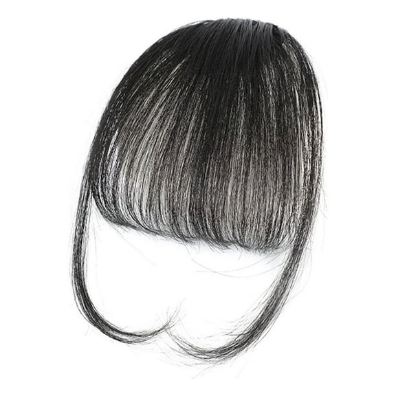 Dengmore Clip In Bangs Human Hair Hair Clip In Bangs Natural Fringe For Gilrs And Women Natural Looking Wigs for Daily Party