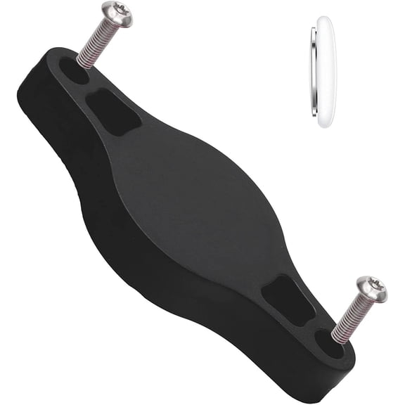 AirTag Bike Mount Hidden with Anti-Theft Screws Airtag Bike Holder Case Waterproof Bicycle GPS Tracking Accessories(Black)