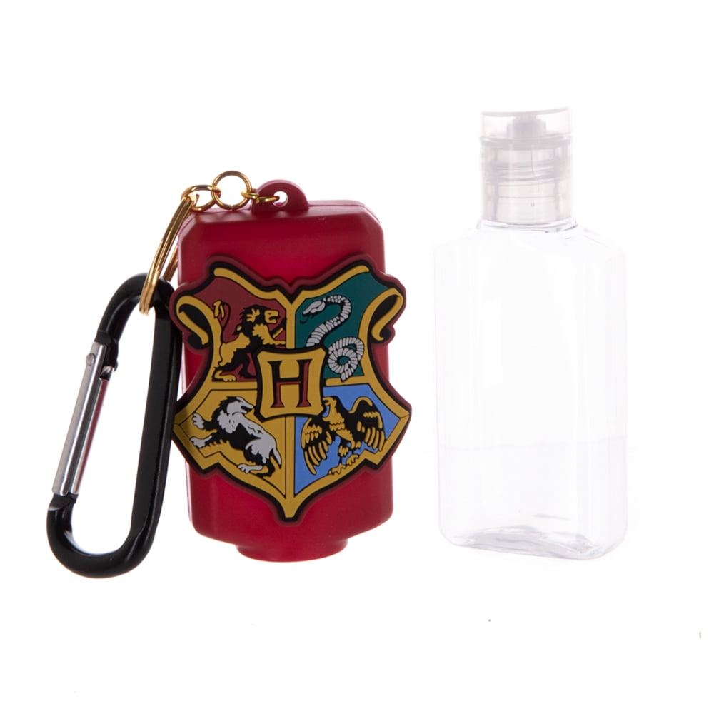 Harry Potter Hogwarts Rubber Hand Sanitizer Bottle Holder Keychain