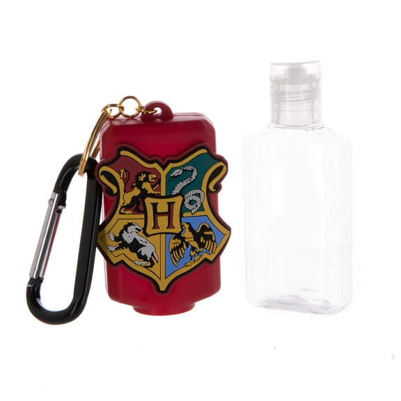 Harry Potter Hogwarts Rubber Hand Sanitizer Bottle Holder Keychain