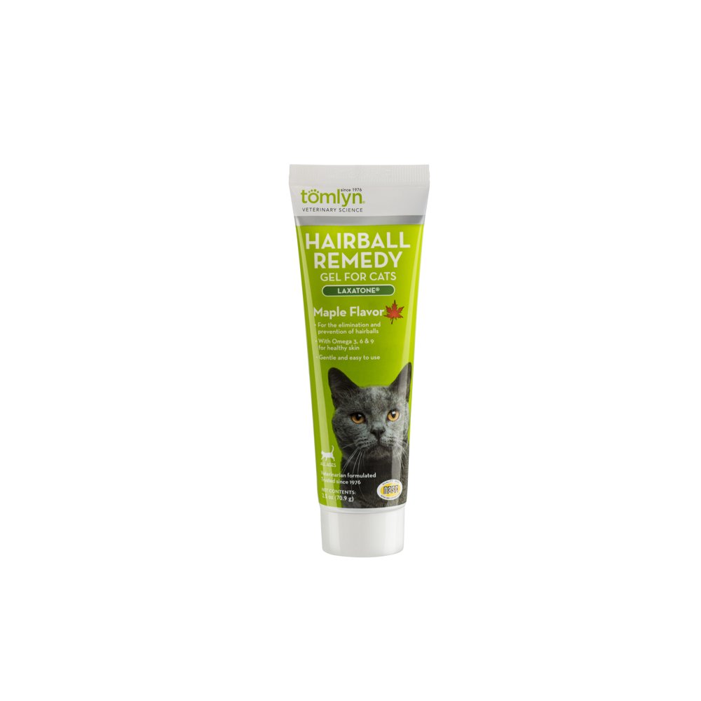Tomlyn Laxatone Hairball Remedy Supplement for Cats, Maple Flavor, 2.5