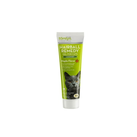 Tomlyn Laxatone Hairball Remedy Supplement for Cats, Maple Flavor, 2.5 oz.