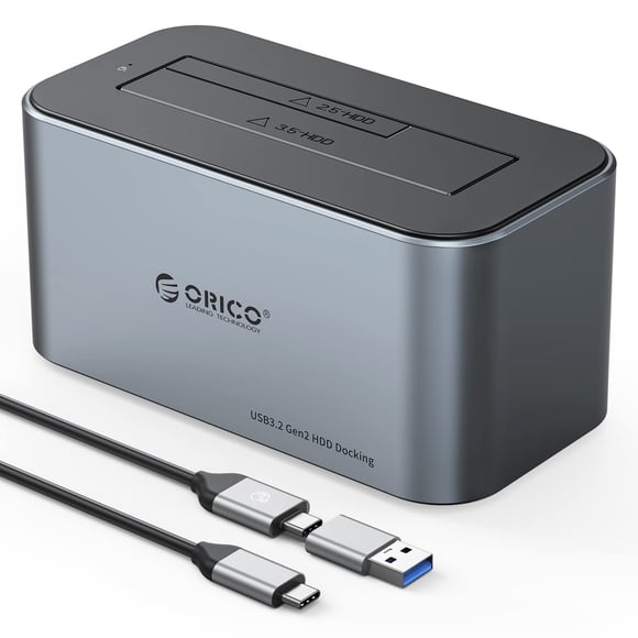 Estación de acoplamiento de disco duro ORICO USB C a SATA 3.0 de 18 TB