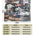 thumbnail image 4 of Josh Actor Hutcherson Blanket Soft Throw Blanket Micro Fleece Fuzzy Blankets Thin Bed Couch Decor for Men Women Adult Nap Bedroom Office All Season 50x40 in, 4 of 9