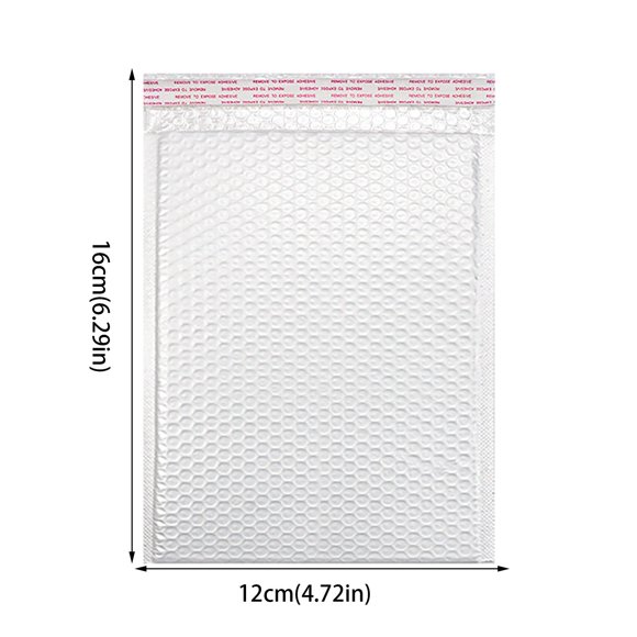 wofedyo White Poly Bubble Mailers Self Seal Packaging Bags Small Business Supplies Padded Envelopes Bubble Envelopes Mailing Bags Packaging For Small Business B 24*15*5