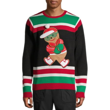 Holiday Time Men's and Big Men's Ugly Christmas Sweater
