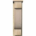 thumbnail image 2 of 8"W x 14"D x 30"H Alpine Rough Sawn Corbel w/Backplate, Douglas Fir, 2 of 9