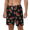 thumbnail image 2 of Balery Watermelon Mens Swim Trunks Swim Shorts for Men Quick Dry Inseam Beach Shorts with Compression Liner Pocket-X-Large, 2 of 9