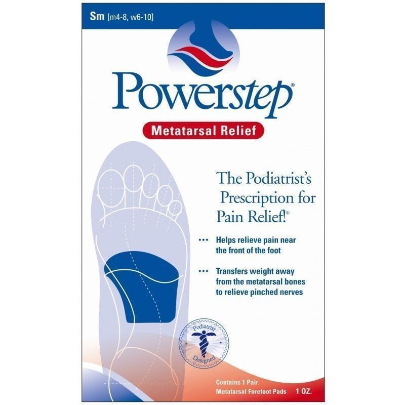 Blue Powerstep Ball of Foot Cushions