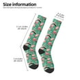 thumbnail image 4 of Haiem Tropical Flamingo Socks, Funny Novelty Crazy Design Cotton Socks Sports Socks Knee High Socks For Men, Women,1Pairs - Gift For Working Friends, 4 of 8