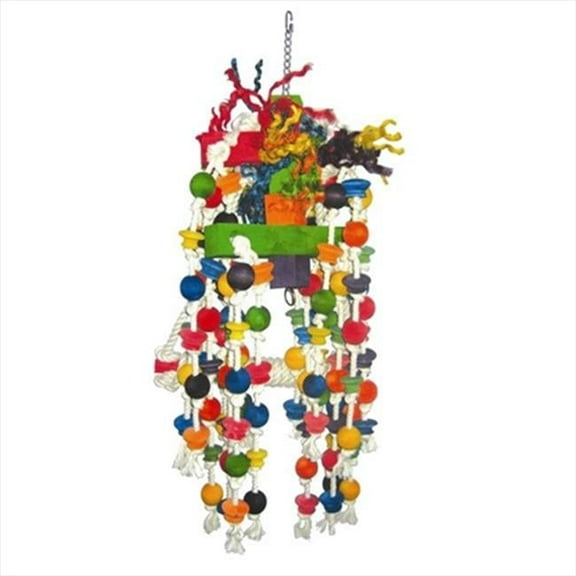 Large Rope Swing with Rope Knots and Wood HB125