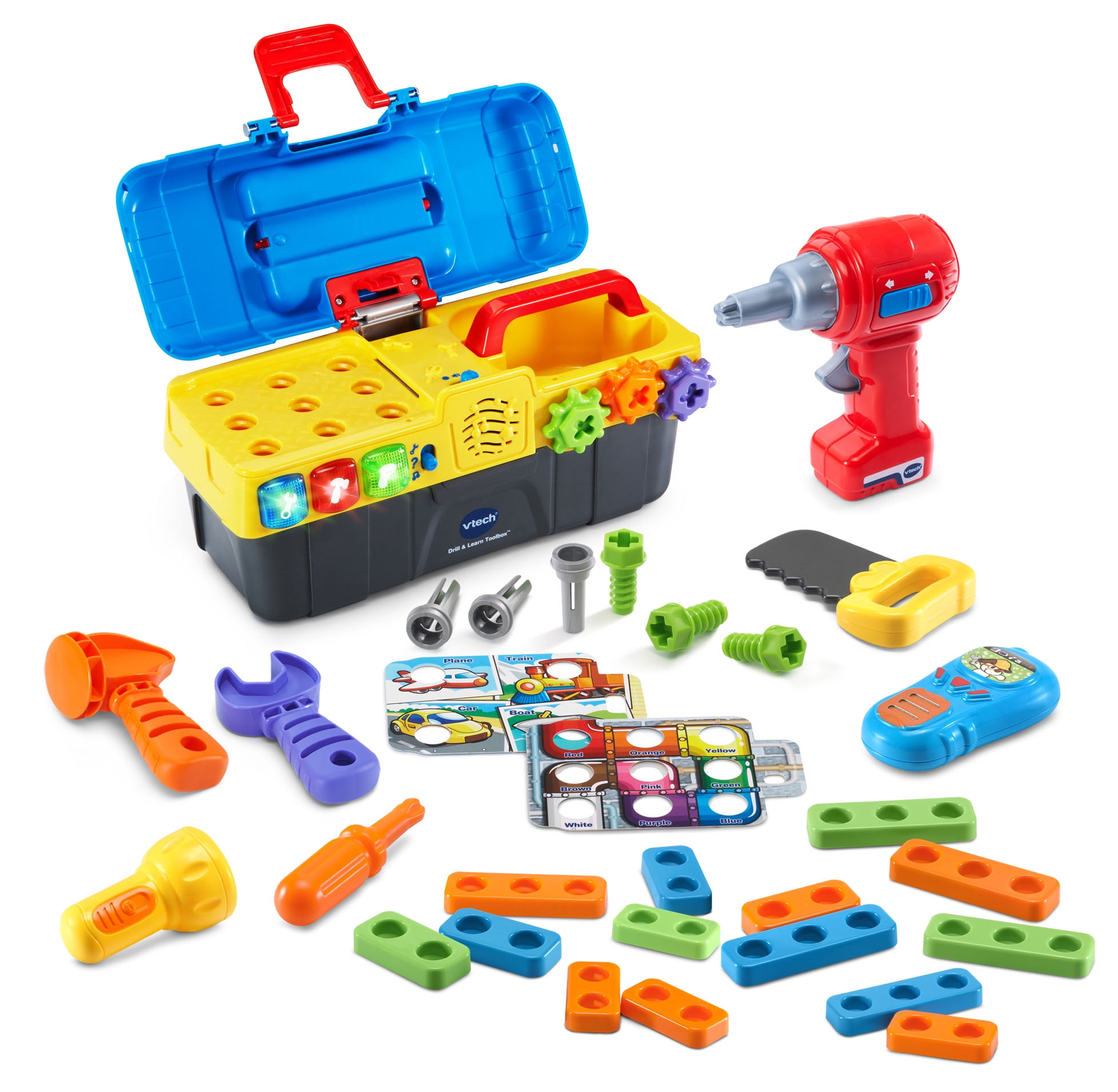VTech Drill and Learn Toolbox Deluxe RolePlay Toolbox Toy