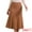Camel, variant on Women's High Waist Fall Stretchy Fishtail Cable Knit Midi Skirts M Camel