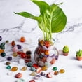 thumbnail image 4 of 0.22 lb Bulk Assorted Tumbled Polished Stones Crystal Set Quartz Stone Kit Healing Crystal Stones Crystal Jewelry Making Home Decoration Vase Filler, 10-20 mm, 4 of 7