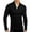 Black, variant on HAOMEILI Men's Short Long Sleeve Polo Shirts Casual Slim Fit Basic Designed Cotton Shirt Tops