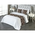 thumbnail image 3 of Boho Bed Runner Set, Minimal Style Sun and Moon Pattern with Stars Scandinavian Branches Art, Decorative Bedding Scarf & 2 Pillow Shams for Hotels Homes, Queen, Taupe Tan and Dark Grey, by Ambesonne, 3 of 3