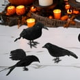 thumbnail image 1 of 3x Cuervos de Halloween Macarena Decoración hecha a mano Cuervo negro, 1 of 8