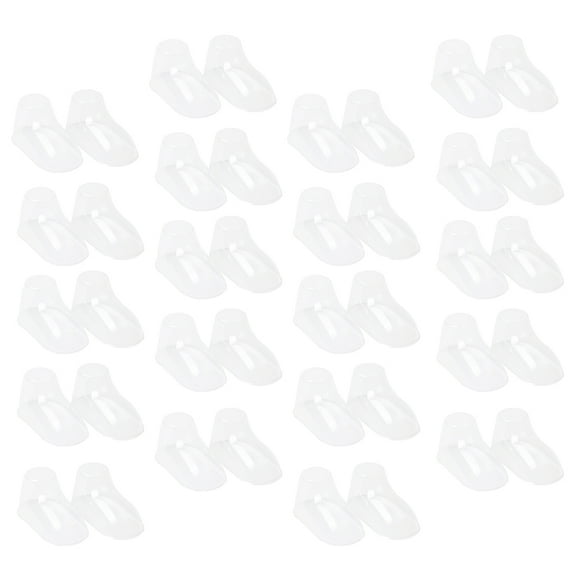 MLINS 100Pcs Baby Feet Display Clear Design for Families and Friends
