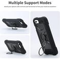 thumbnail image 6 of Compatible with iPhone 6 Plus/6S Plus Case,iPhone 7 Plus case/iPhone 8 Plus Case 5.5 Inch with Ring Stand, Heavy-Duty Military Grade Shockproof Phone Cover with Magnetic Car Mount. (Black), 6 of 12