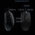thumbnail image 5 of Creatine 2 2nd Generation Wired Gaming 8000 DPI Rainbow Optical Effects LIGHTSYNC RGB 6 Programmable Buttons Memory Screen Mapping PC/ And Laptop Compati, 5 of 5
