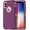 Purple, variant on Entronix Heavy Duty Case Designed for iPhone X/XS, Shockproof Triple Layer Rugged Case (Purple)