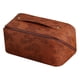 thumbnail image 4 of Descuento Relámpago Solo para Ti, Bolsa de cosméticos de viaje de gran capacidad portátil para mujer, bolsa de maquillaje grande plana con asa y divisor Akmoler, 4 of 9