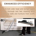 thumbnail image 6 of ALL PARTS ETC. Commercial Heavy Duty Hard Wood Tile Floor Brush 14” Wide with Bumper for Natural Horsehair Soft Bristles Hoover, Sanitaire, Carpet Pro, Proteam Back Pack Vacuums and more, 6 of 7