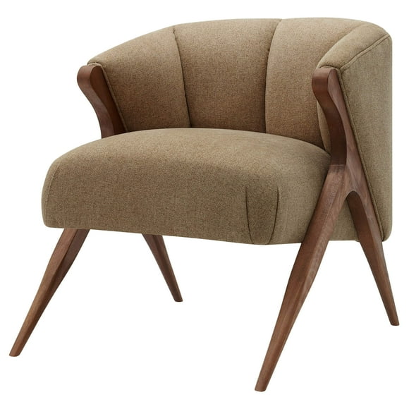 Silla decorativa NPD Furniture and More Florence, tela crema