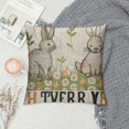 thumbnail image 2 of PHYHOO Easter Pillow Covers Decorations Easter Bunny Throw Pillow Covers Farmhouse Spring Cushion Case for Sofa Couch, 2 of 5
